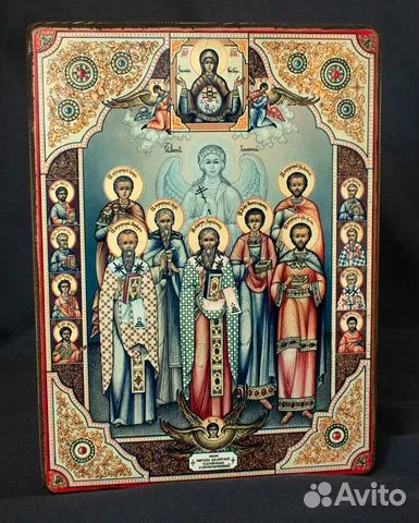 На память: Икона "Собор целителей, чудотворцев "
