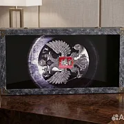 На память: Нарды под стеклом «Герб России» — фотография 5