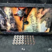 Подарочные нарды под стеклом «День Победы» — фотография 3