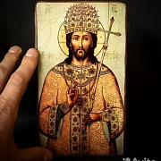 Икона "Христос - Великий Архиерей " — красивый подарок — фотография 2