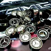 Подарочный комплект стальных фишек для нард «Mercedes» — фотография 7