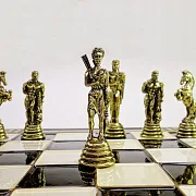 Шахматы с металлическими фигурами — необычный подарок — фотография 9