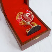Бокал для коньяка «Охота на медведя» — красивый подарок — фотография 3