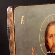 Икона деревянная "Господь Вседержитель" — необычный подарок — фотография 3