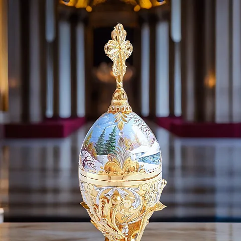 Пасхальное яйцо "Жар-птица". Златоуст. — красивый подарок