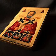 Икона с ковчегом " Святитель Николай" — красивый подарок — фотография 9