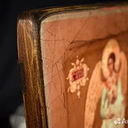 Икона деревянная "Ангел Хранитель" — необычный подарок — фотография 8