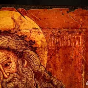 Икона под старину "Святой Симеон Богоприимец" — необычный подарок — фотография 4