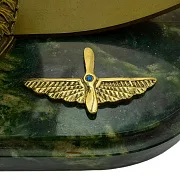 Бронзовая композиция «Самолет гражданской авиации» — красивый подарок — фотография 4