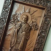 Икона николай Чудотворец — необычный подарок — фотография 6