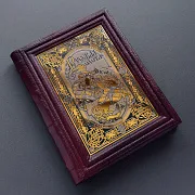 Русская охота — книга в коже — необычный подарок — фотография 4
