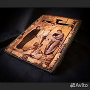 Икона "Распятие Иисуса Христа с предстоящими" — красивый подарок — фотография 3
