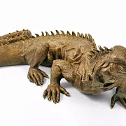 На память: Скульптура из бронзы «Игуана» — фотография 2