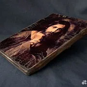 Деревянная икона Спасителя нашего Иисуса Христа — красивый подарок — фотография 7