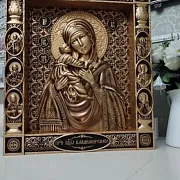 В подарок: Резная Икона Св. Владимирская — фотография 8