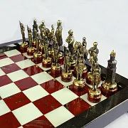 Шахматы из яшмы — оригинальный подарок — фотография 3