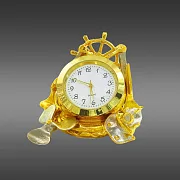 Часы «Морские» из бронзы — оригинальный подарок — фотография 2