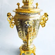 Чайный набор с самоваром. Златоуст — необычный подарок — фотография 11