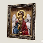 На память: Икона резная Святой Ангел Хранитель — фотография 2