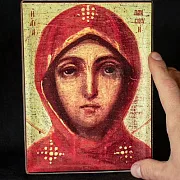 Икона деревянная "Святая Параскева Пятница" — оригинальный подарок — фотография 1