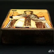 Подарочная икона Архангел Гавриил. Ручная работа — фотография 4