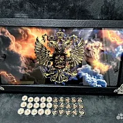 На память: Нарды под стеклом «Держава» — фотография 8