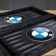 Подарочные нарды под стеклом «BMW» — фотография 9