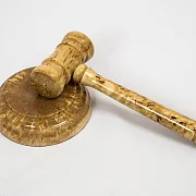 Судейский и аукционный молоток из карельской берёзы — необычный подарок — фотография 2