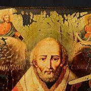 Икона "Св. Николай Мирликийский" — необычный подарок — фотография 2