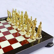 Шахматы из яшмы — оригинальный подарок — фотография 2