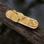 На память: Деревянная флешка «Глухарь» — фотография 1
