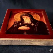 Икона "Свт, Преподобный Серафим Вырицкий" — красивый подарок — фотография 3
