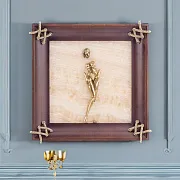 На память: Панно «Обнажённая девушка» на ониксе — фотография 1