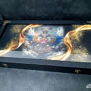 Нарды под стеклом «Великая Держава» в подарок — фотография 4