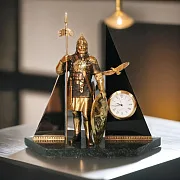 Часы «Русский витязь» со змеевиком — красивый подарок — фотография 1