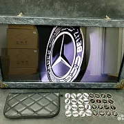 Нарды под стеклом «Mercedes AMG» — красивый подарок — фотография 9